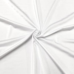 Shiny Milliskin Rod Pocket Curtains (All Colors Available) - White