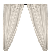 Silk Dupioni (54") Rod Pocket Curtains (All Colors Available) - White
