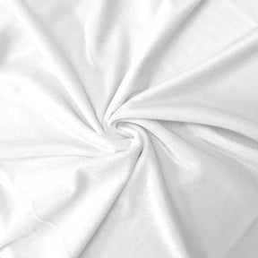 Stretch Velvet Rod Pocket Curtains (All Colors Available) - White
