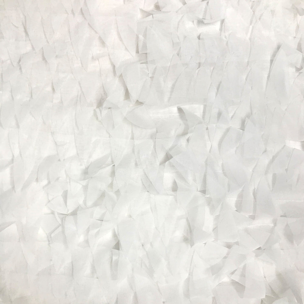 Triangle Leaf Ruffle Chiffon Fabric 60