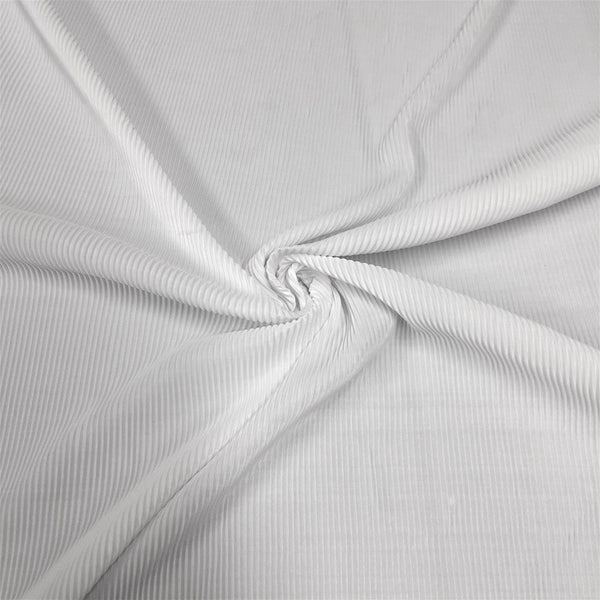 Pleated Polyester Knit Fabric