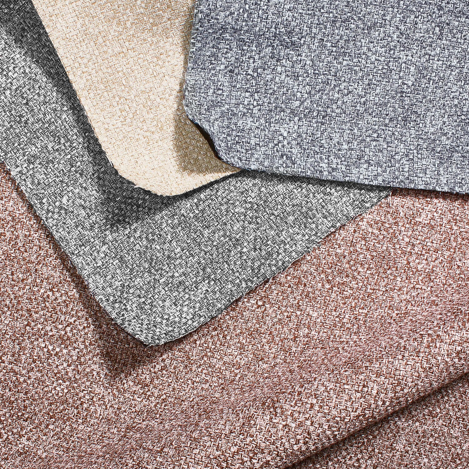 Tweed Upholstery Boucle with Latex Backing - Walnut - Algrove Collection main image 0