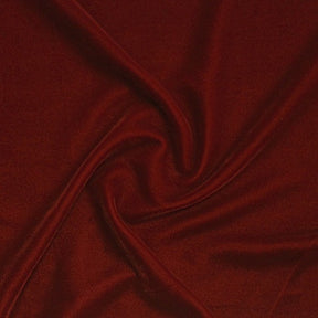 Solid Crinkled Micro Velvet - Red - Fabric by the Yard