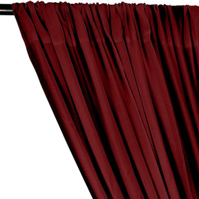 Rayon Challis Rod Pocket Curtains - Wine
