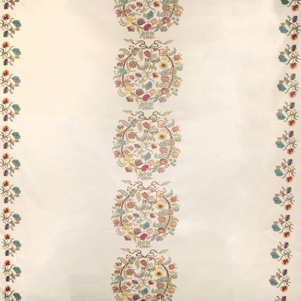 Wreath Embroidery Oilcloth