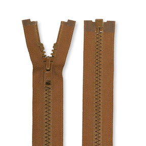  72 Vislon Jacket Zipper ~ YKK #52-Way Molded Separating ~  580 Black (1 Zipper/pack)