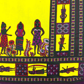 Dashiki Angelina African Print - Yellow Fabric