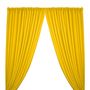 Scuba Double Knit Rod Pocket Curtains - Yellow