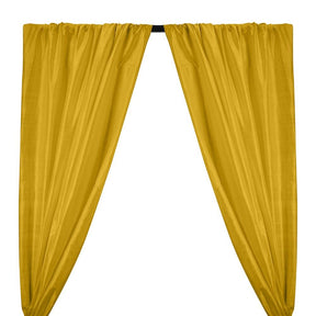 Silk Dupioni (54") Rod Pocket Curtains - Yellow