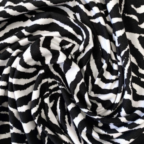 Zebra Printed DTY Brushed