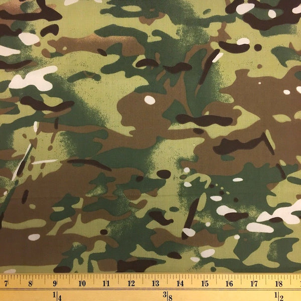 Army Print Broadcloth Fabric