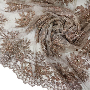 Gloriosa Bridal Lace Beaded Fabric