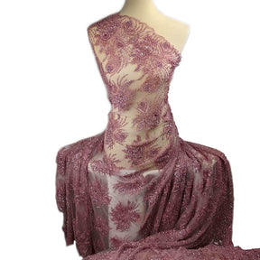 Celosia Bridal Lace Beaded Fabric