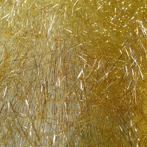 Metallic Longhair Eyelash Lame 45 Fabric SV570279 Gold 2