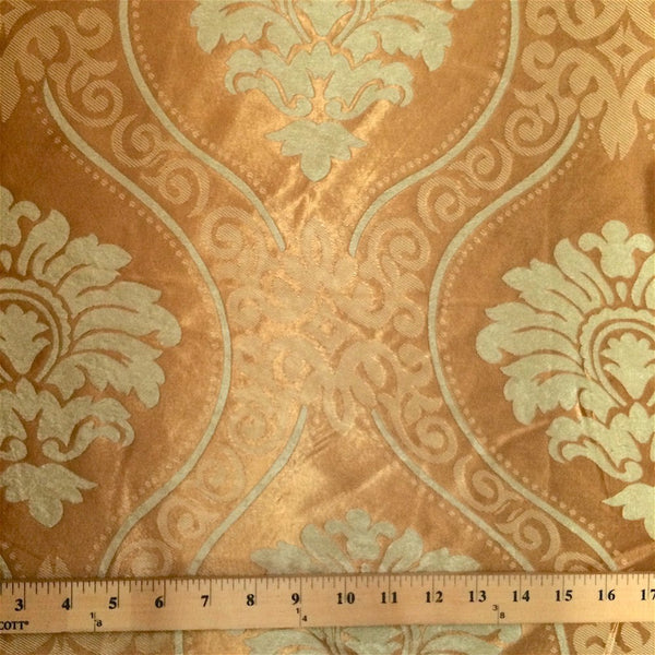 Gold Velvet Jacquard (914-3) Fabric