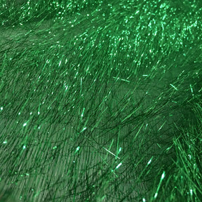 Metallic Longhair Eyelash Lame 45 Fabric SV570280 Kelly Green 2
