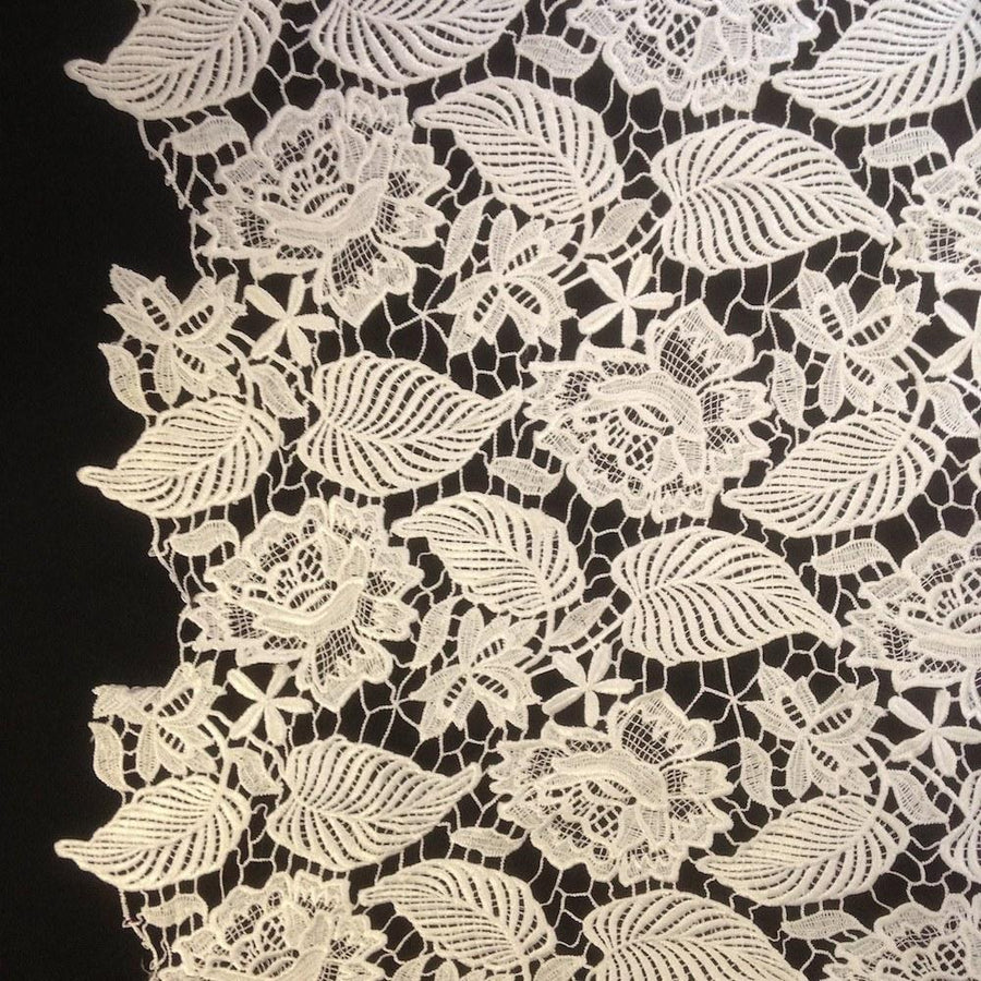 Leaf Guipure Fabric French Venice Lace 52/53