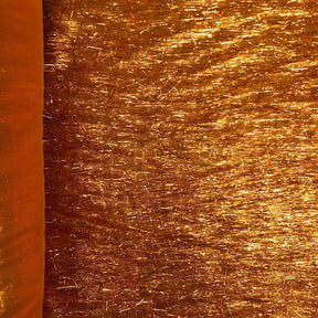 Metallic Longhair Eyelash Lame 45 Fabric SV570277 Orange 3