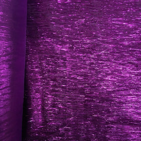 Metallic Longhair Eyelash Lame 45 Fabric SV570281 Purple 3