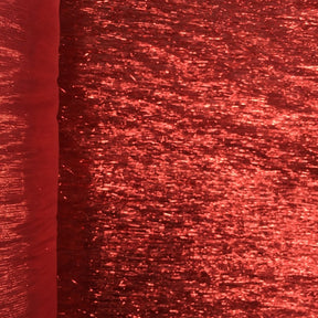 Metallic Longhair Eyelash Lame 45 Fabric SV570282 Red 6