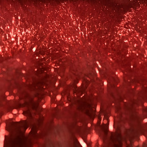 Metallic Longhair Eyelash Lame 45 Fabric SV570282 Red 5