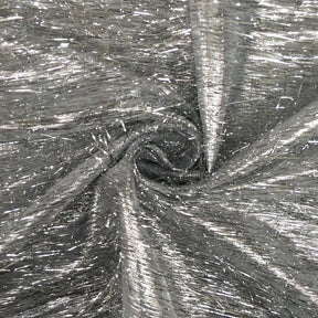Metallic Longhair Eyelash Lame 45 Fabric SV570276 Silver 1