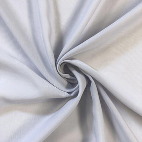 Polyester Chiffon Rod Pocket Curtains - Silver