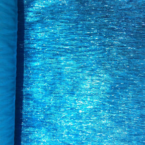 Metallic Longhair Eyelash Lame 45 Fabric SV570284 Turquoise 3