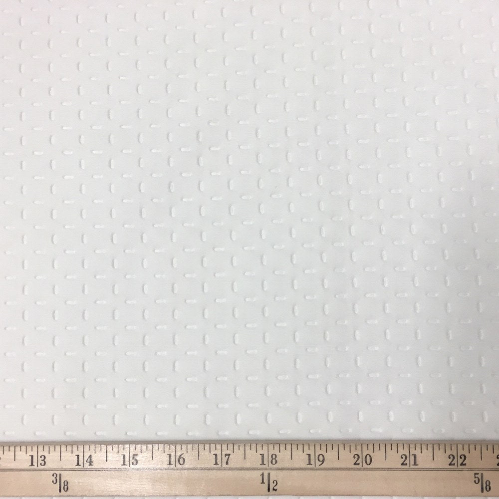 Embossed Pin Scuba Knit Fabric By The Yard