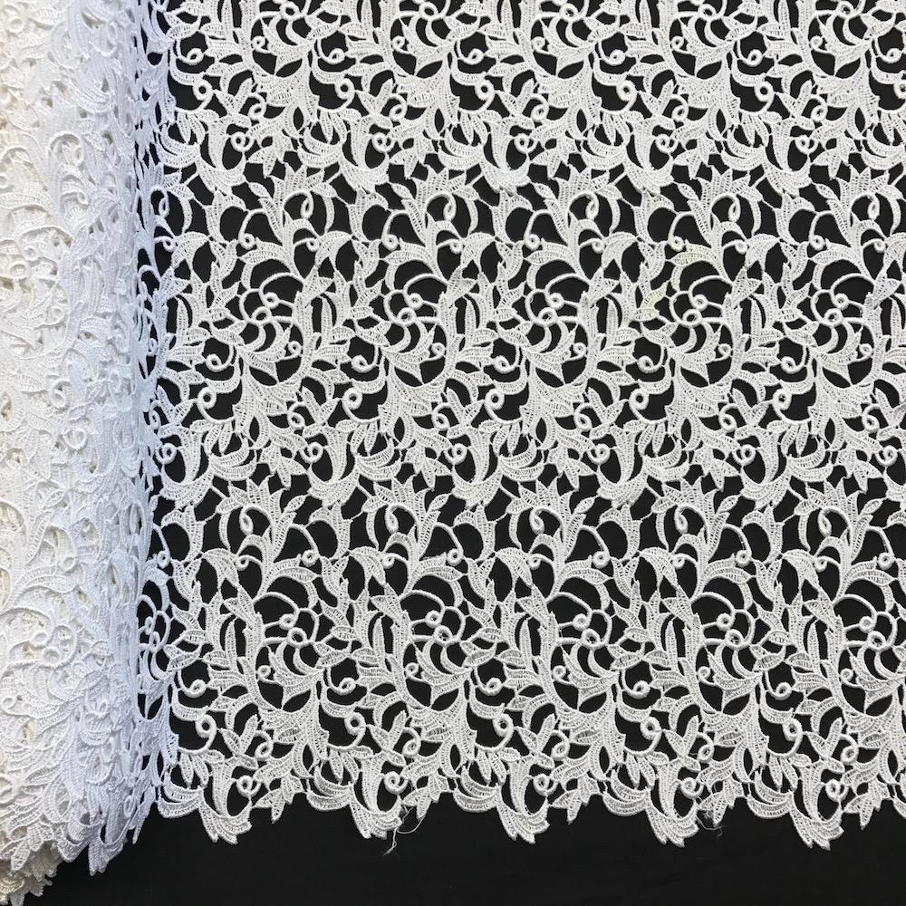 Elegant Venice Embroidered Lace Fabric in Black for Wedding Lace Bridal  Dress Fabric French Guipure Lace Fabric -  Canada