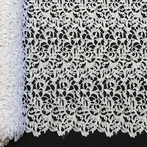 Heather Guipure French Venice Lace Fabric