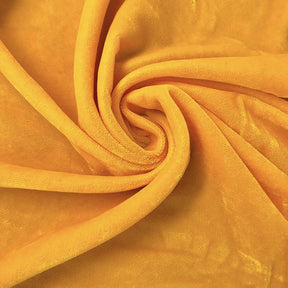 Micro Velvet Rod Pocket Curtains - Yellow